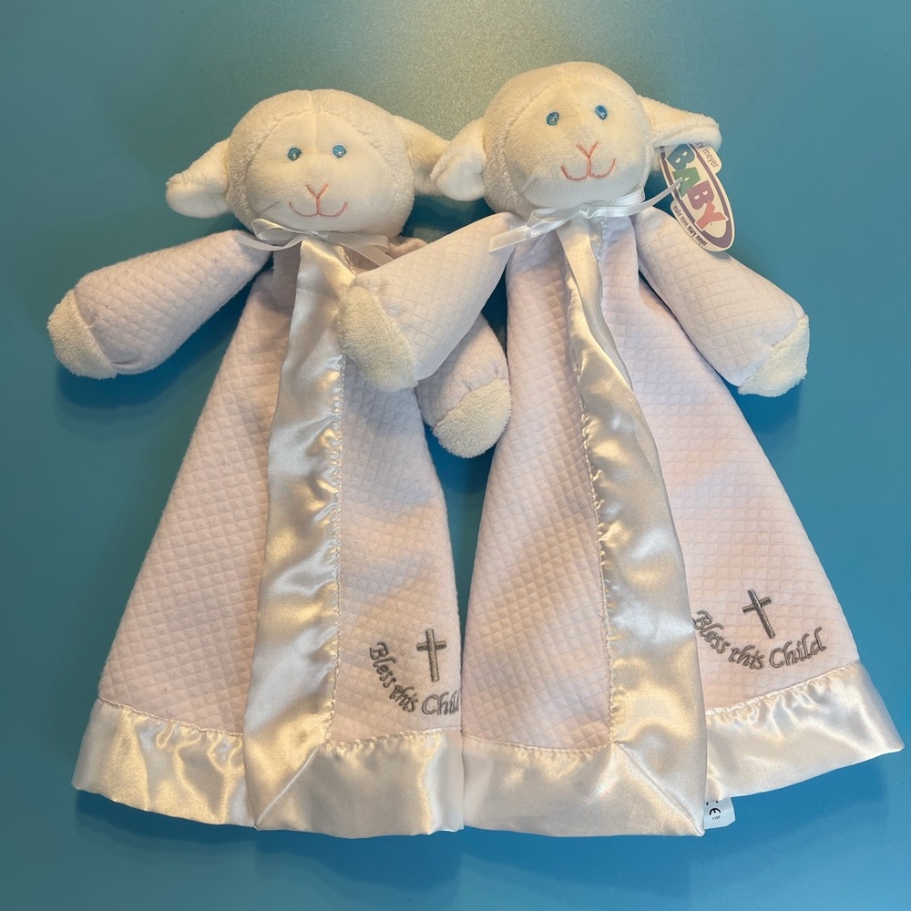 Lamb Baby Lovies Set Christening presents